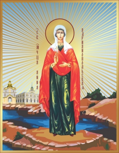 Икона Святая мученица Анна Адрианопольская