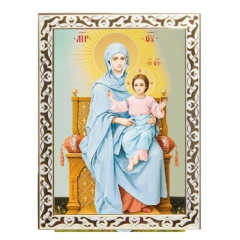 Икона Божией Матери "Богородица на престоле"