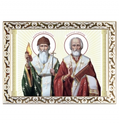 Икона святых Спиридон и Николай
